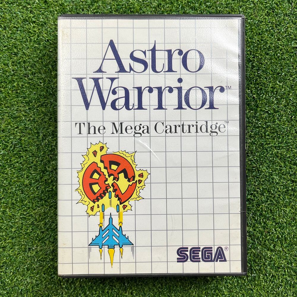 Astro Warrior (Sega Master, 1986) CIB Excellent Condition